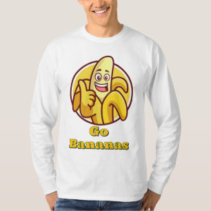 Allez les bananes ! T-shirt à manches longues   Te