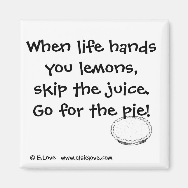 Allez pour la tarte ! Magnet (Devant)