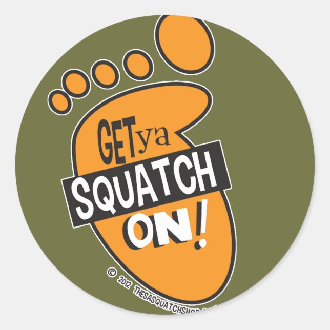 Allez, squatch ! Autocollants (Devant)