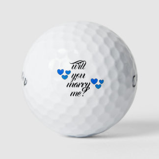 allez-vous m'épouser balles de golf par dalDesignN