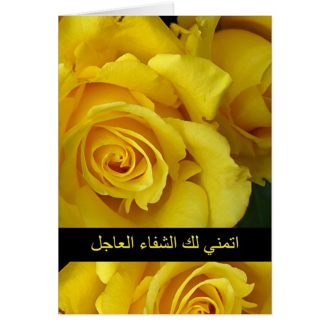 Allez-y en arabe, je vous souhaite un prompt rétab (Devant)