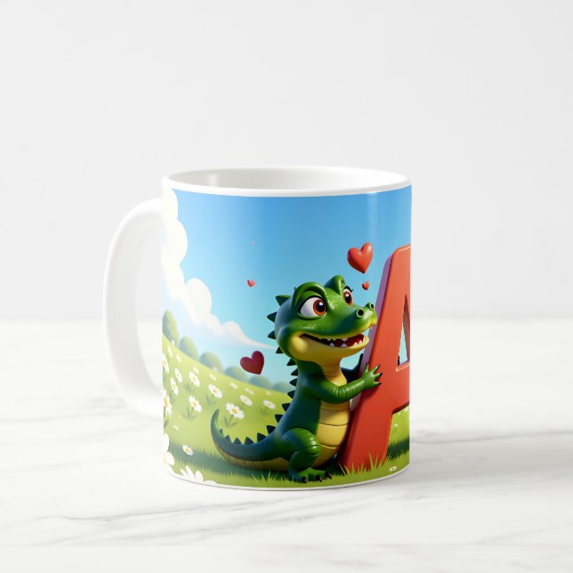 Alligator Andy Mug – A with love (Devant gauche)
