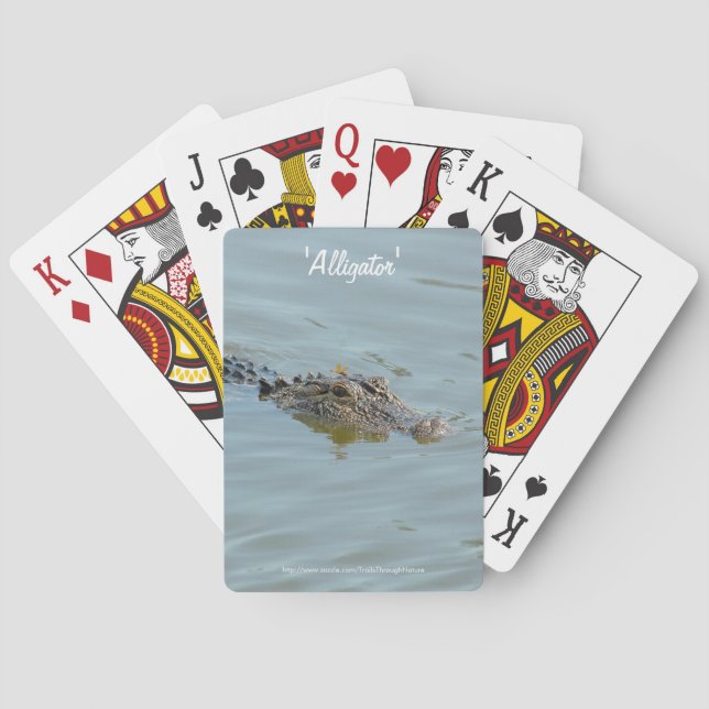 Alligator, Cartes de jeu Bicycle® (dos)