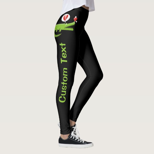 Alligator dans Love Leggings (Droite)