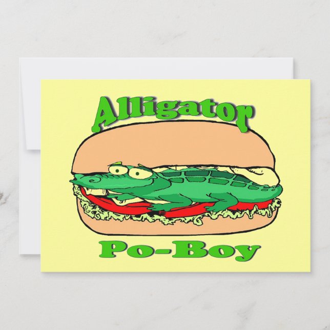 Alligator Po-Boy (Devant)