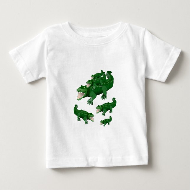 Alligator T-shirt bébé (Devant)