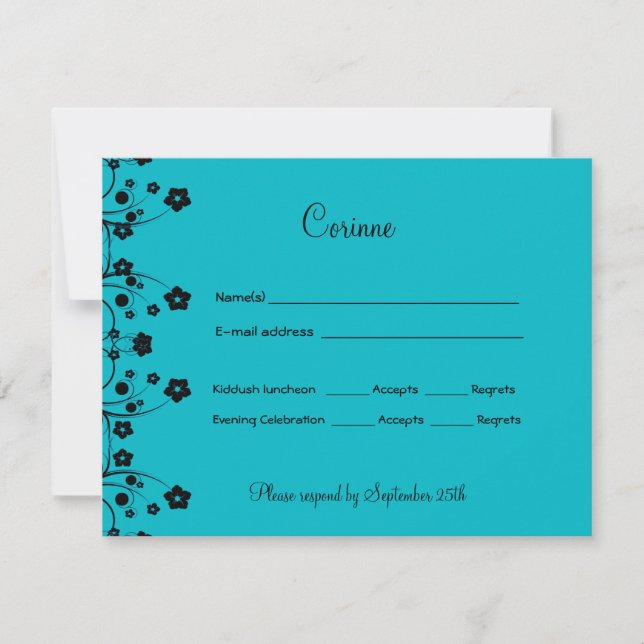 Allison Rachel Fleurs et perles RSVP (Devant)
