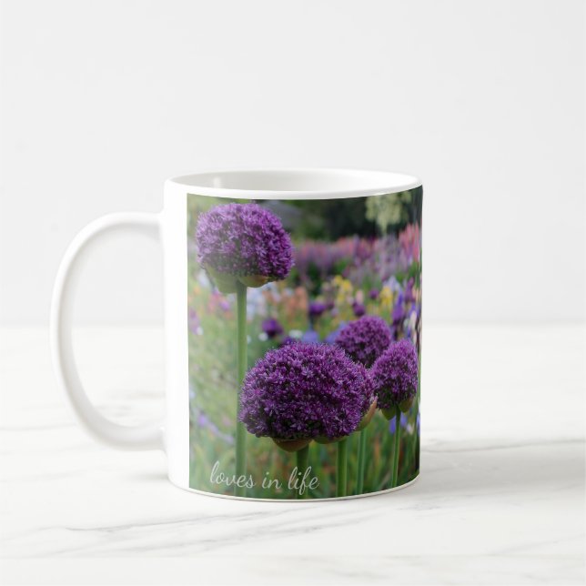 Allium & Flower Garden Mug (Gauche)
