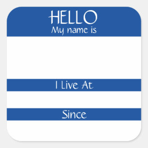 Allo Nom Balise Sticker Badge