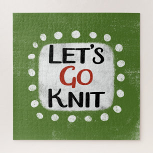 Allons au puzzle Knit Jigsaw