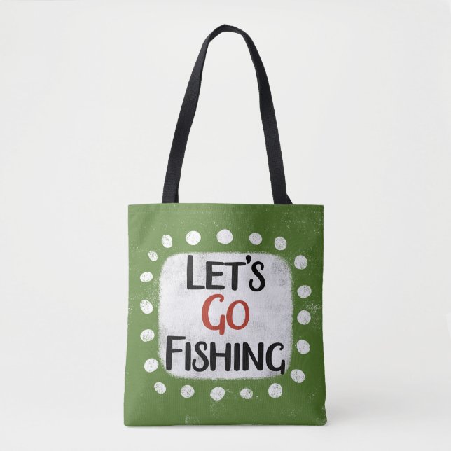 Allons au Sac fourre-tout de pêche (Devant)