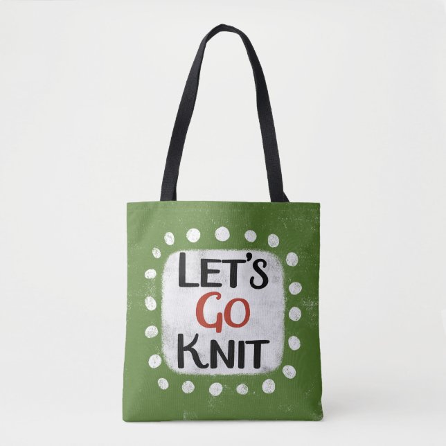 Allons au Sac fourre-tout Knit (Devant)