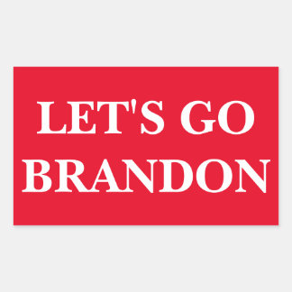 ALLONS BRANDON 4 Stickers 4,5 po x 2,7 po