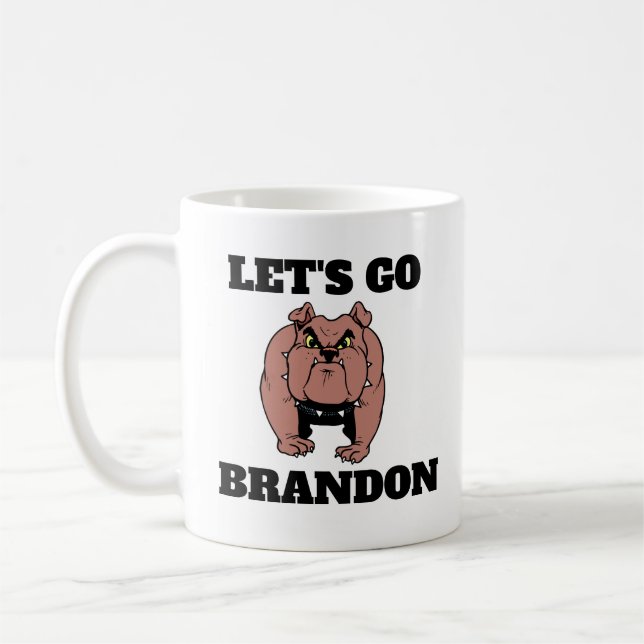 ALLONS BRANDON BULL DOG Coffee Mugs (Gauche)
