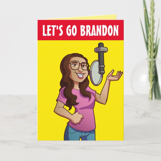 ALLONS BRANDON Drôle cartes d'anniversaire (Devant)
