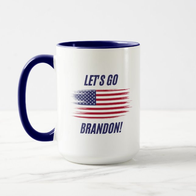 Allons Brandon ! FJB ! Café Mug (Gauche)