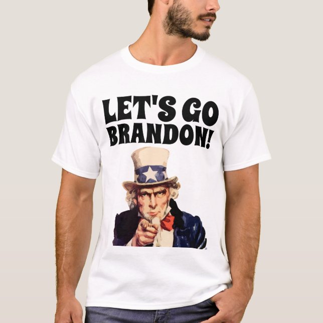 ALLONS BRANDON FOU**k JOE BIDEN T-SHIRTS TEE - SHI (Devant)