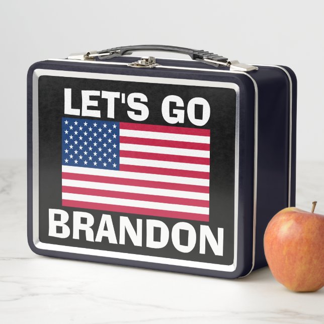 ALLONS BRANDON RETRO METAL LUNCHBOX (En situation)