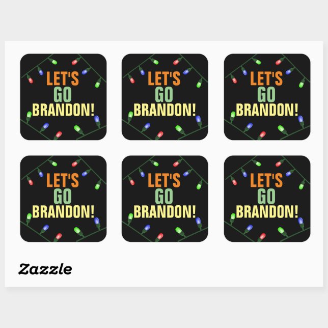 ALLONS BRANDON ! Stickers NOËL (Feuille)