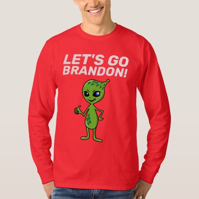 ALLONS BRANDON ! T-SHIRTS ALIENS (Devant)