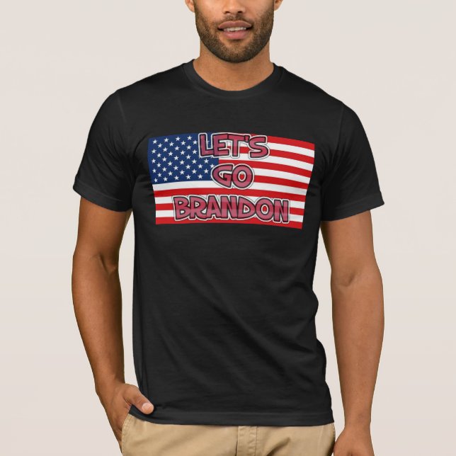 ALLONS BRANDON T-shirts Patriotic 4TH jULY (Devant)