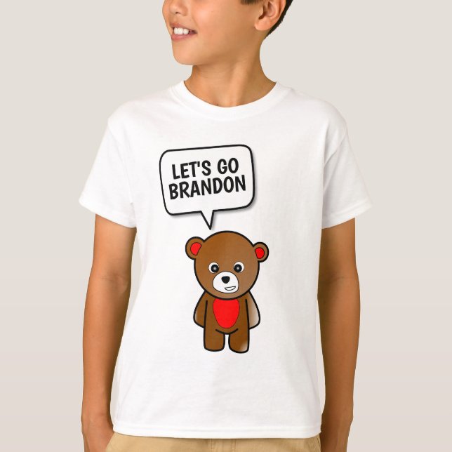 ALLONS BRANDON TEDDY PORTER DES T-shirts POUR ENFA (Devant)