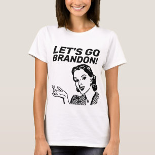 ALLONS BRANDON ! TEE - SHIRTS DE T-SHIRTS RÉTRO FE