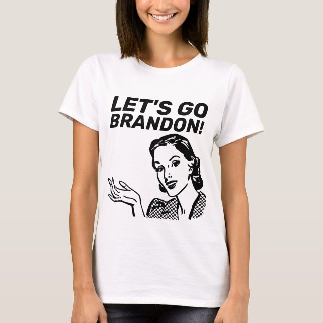 ALLONS BRANDON ! TEE - SHIRTS DE T-SHIRTS RÉTRO FE (Devant)