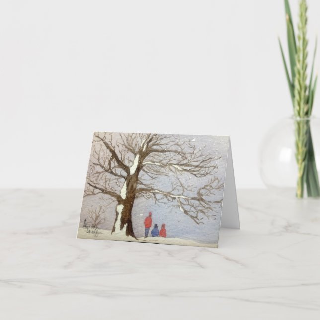 Allons dormer la carte de Noël (Devant)