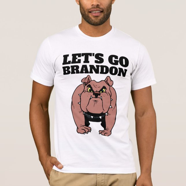 ALLONS LES T-shirts BRANDON BULL DOG (Devant)