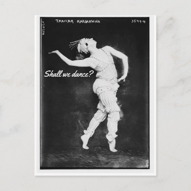 Allons-Nous Danser ? Carte postale (Devant)