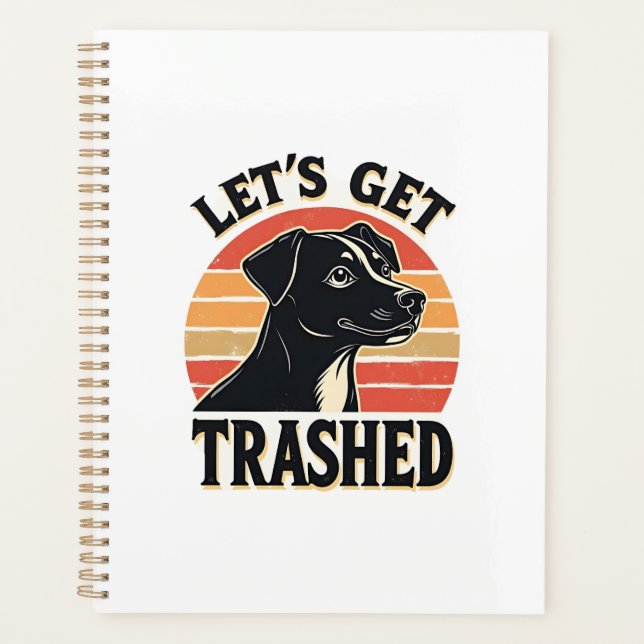 Allons Nous Défoncer Graphique De Chien Vintage Co (Devant)