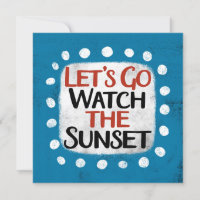 Allons regarder la carte de voeux du coucher de so