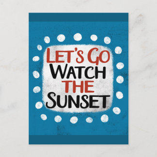 Allons Regarder La Carte Postale Sunset