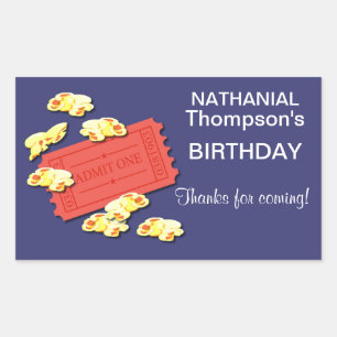 Allons Sur Les Stickers Rectangle Des Films