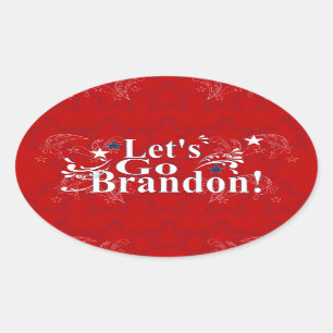 Allons voir Brandon Bandana Stickers