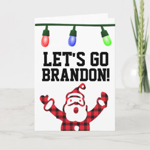 ALLONS-Y BRANDON ! CARTES DE NOËL ANTI-BIDEN