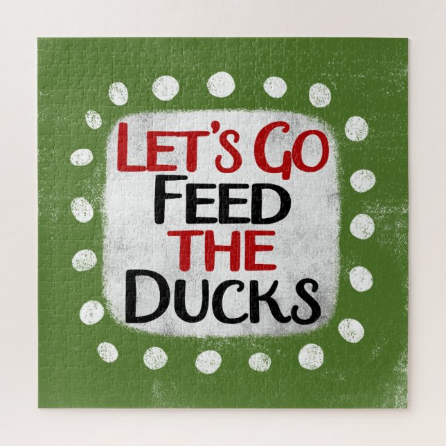 Allons-y nourrir le Puzzle des canards (Vertical)