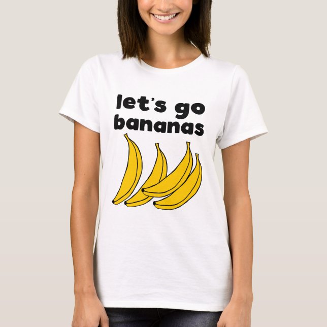 Allons-y, t-shirt bananes (Devant)