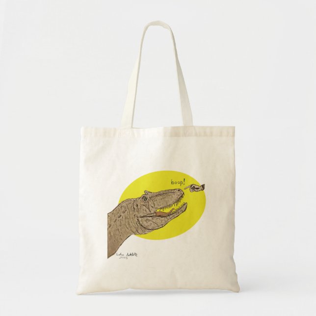Allosaurus Boop Tote Bag (Devant)