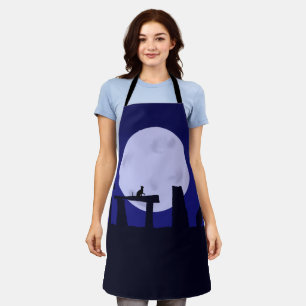 Allover Imprimer Tablier Kitty sur le Henge