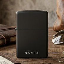 Allumeur nommé fait sur commande de Zippo
