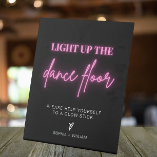 Allumez le plancher de danse Signe de bâtonnet