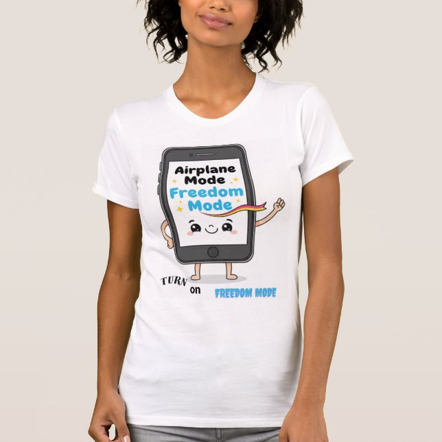 allumez le t-shirt de liberté (Devant)