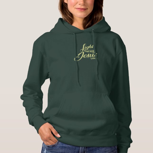 Allumez vos Sweatshirts de citation de coeur (Devant)