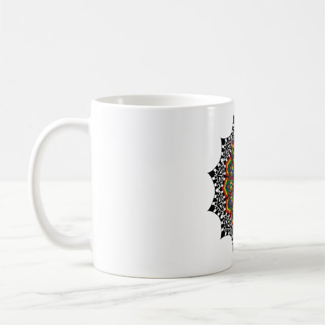 Ally Drapeau Mandala 11 oz. Mug (Gauche)