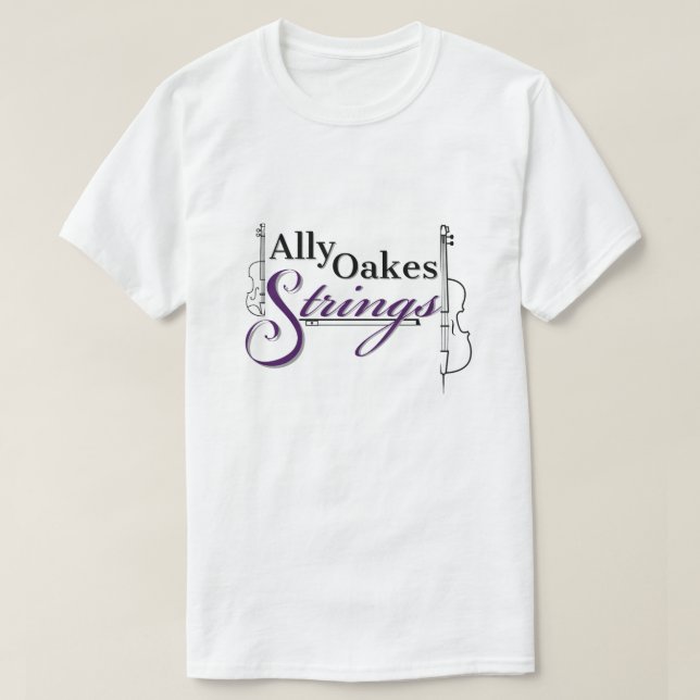 Ally Oakes Strings T-shirt adulte (Design devant)