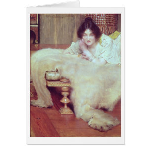 Alma-Tadema un auditeur : La couverture d'ours,