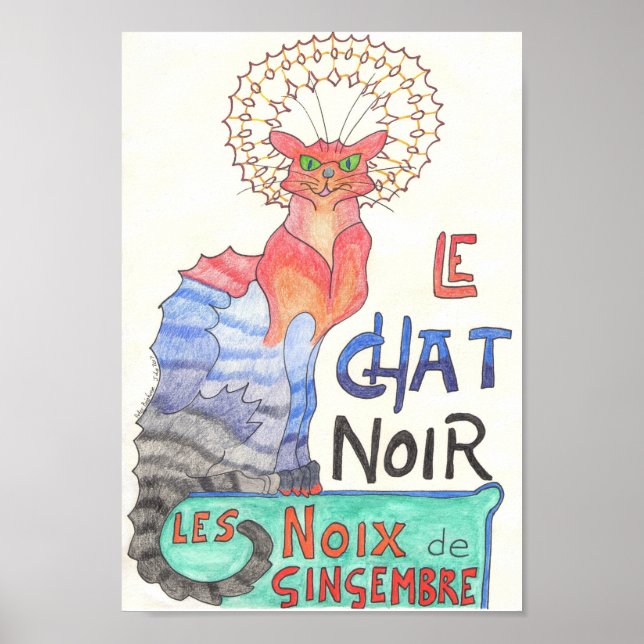 Almost Le Chat Noir, Ginger Nuts poster (Devant)