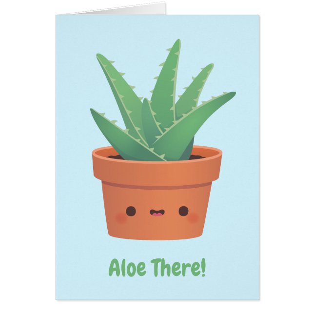 Aloe There, Hello There Funny Pun Salutation (Devant)